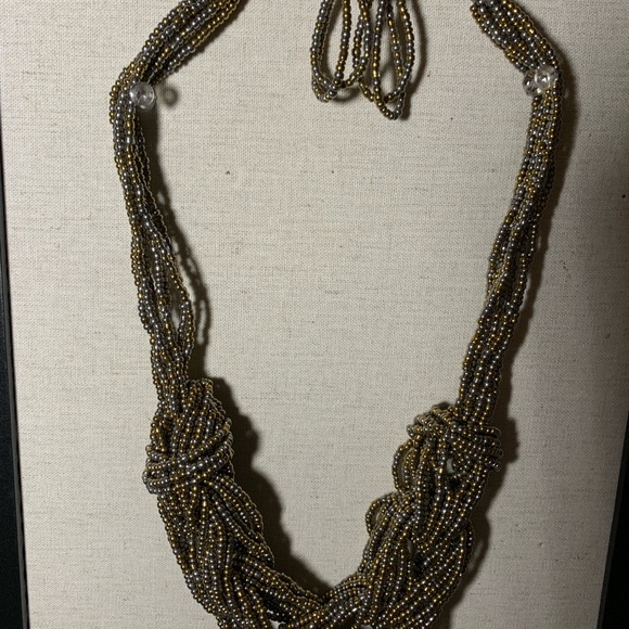 City Catwalk Brass Necklace - Picture 5 of 6